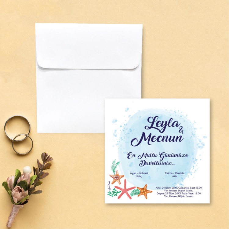 Beren Kare Davetiye 0751 - Detay Görseli 1